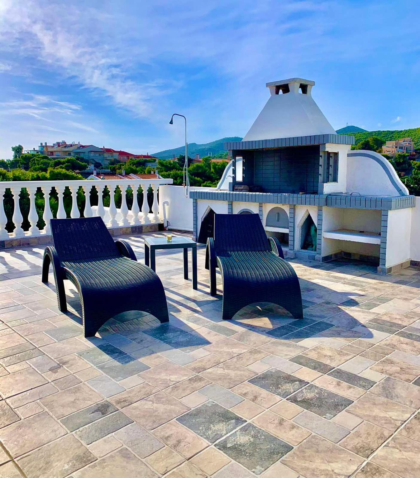 Sounio Golden View Villas Соунио Екстериор снимка